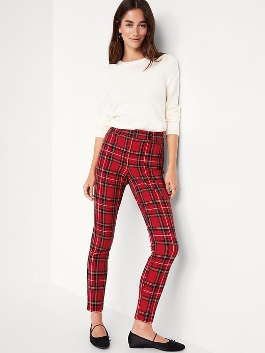 High-Waisted Pixie Skinny Ankle Pants Product Image