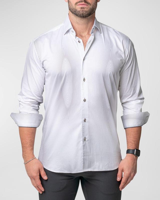 Maceoo Fibonacci Singularity Contemporary Fit Button-Up Shirt Product Image