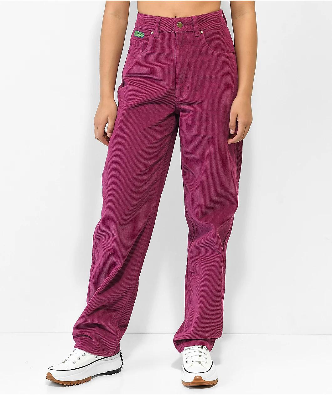 Empyre Tori 90s Berry Corduroy Skate Pants product image