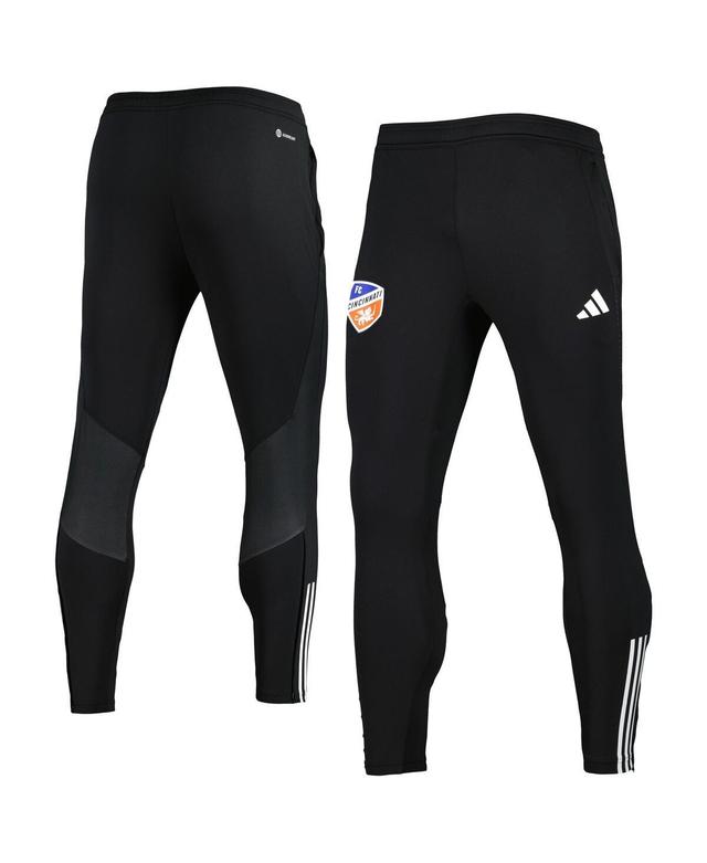 Mens adidas Black FC Cincinnati 2023 On-Field Team Crest AEROREADY Training Pants Product Image