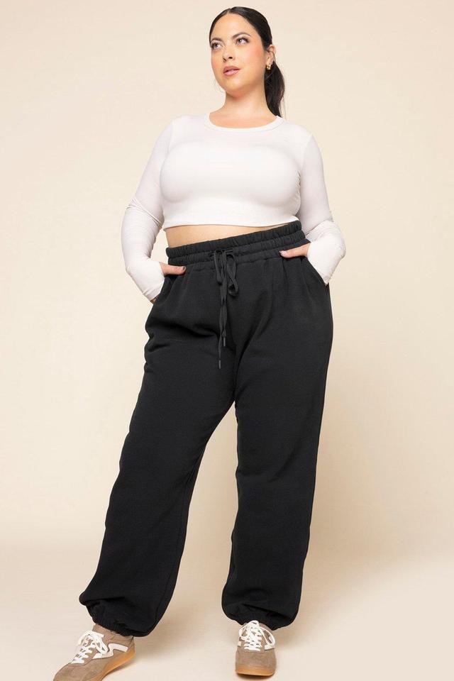 Ooey Gooey Sweatpant - Black Product Image