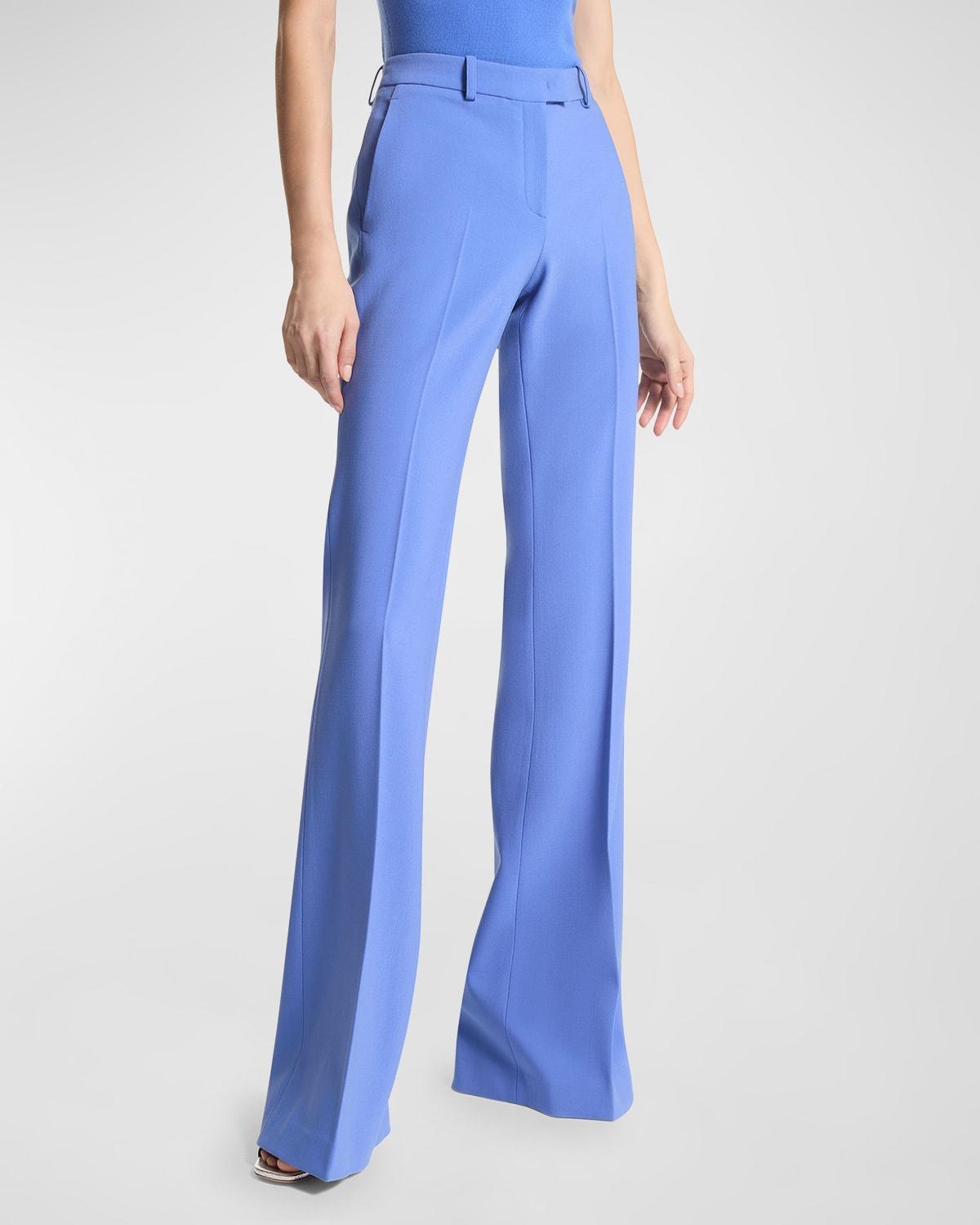 Haylee Flare Crepe Trousers Product Image