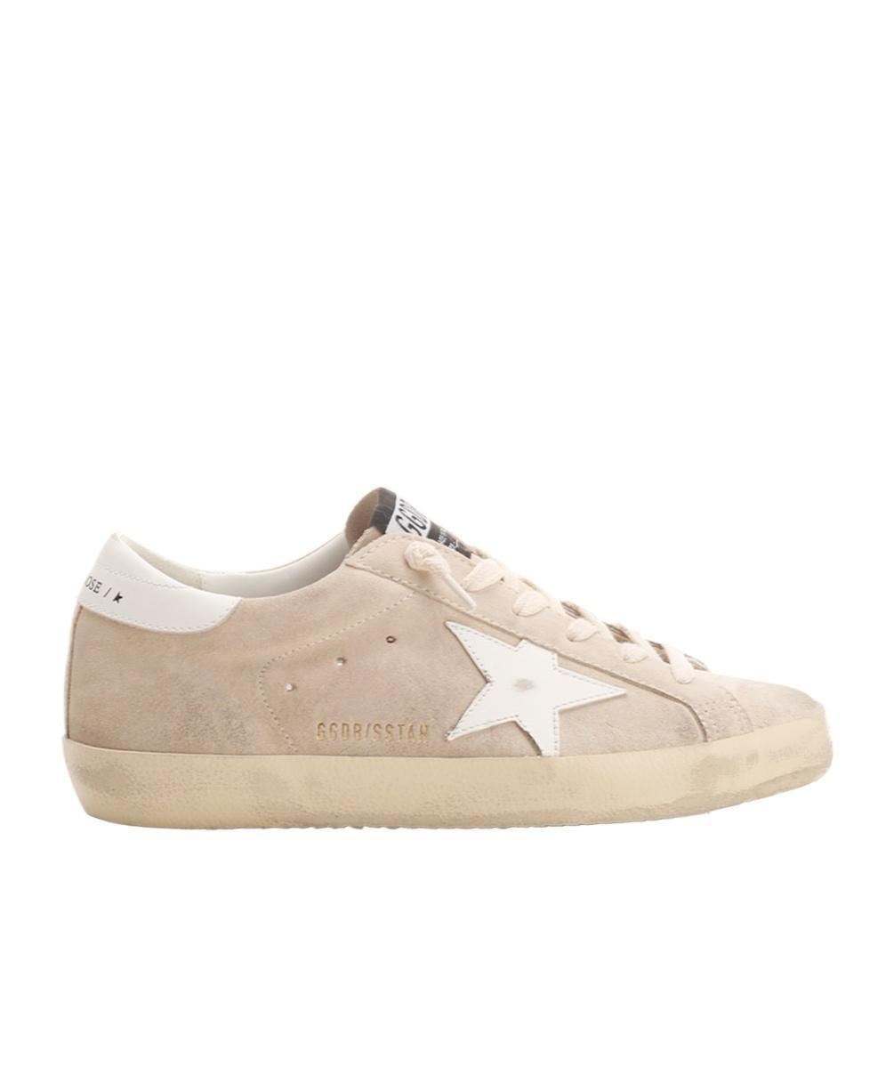 GOLDEN GOOSE Suede Superstar Sneakers In Beige Product Image