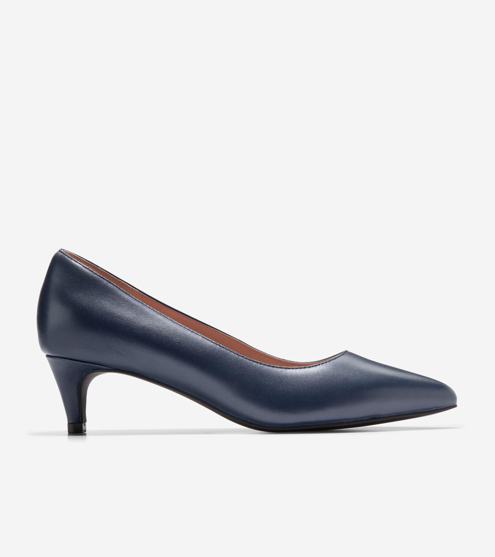 Cole Haan Womens Vandam Pump 45Mm - Blue Size 6.5 Waterproof Product Image