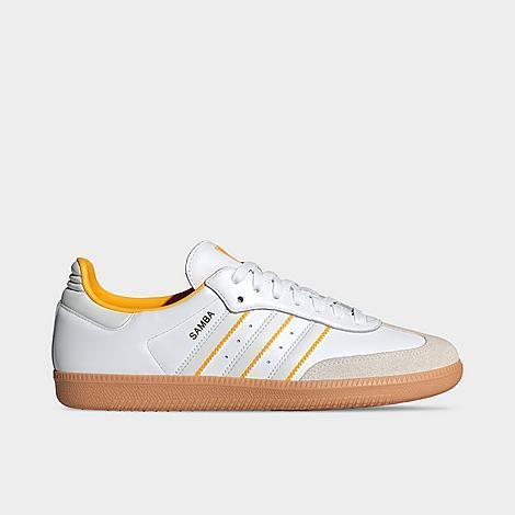 adidas Originals Mens adidas Originals Samba - Mens Shoes Crystal White/White/Crew Yellow Product Image