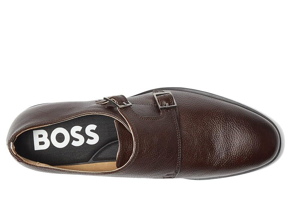 BOSS Colby Leather Double Monk Shoes (Buck Eye ) Men's Shoes Product Image