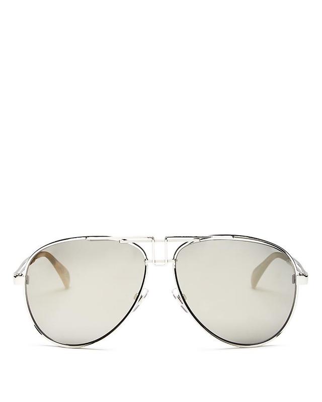 Givenchy Mens Brow Bar Aviator Sunglasses, 61mm Product Image