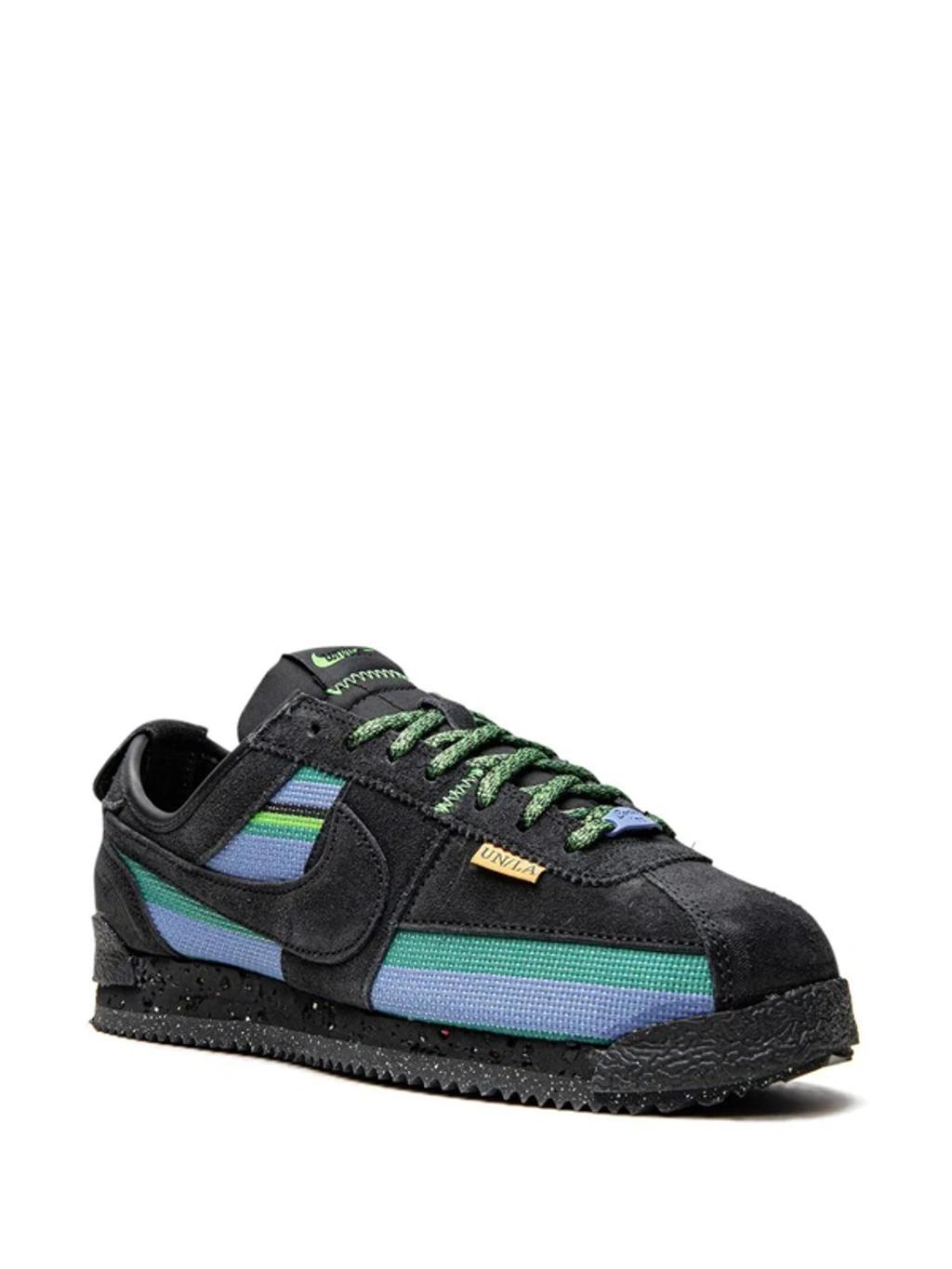 NIKE X Union Cortez "black/blue" Sneakers Product Image