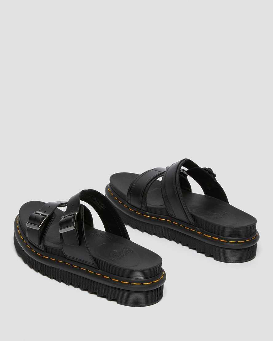 Dr. Martens Myles Slides Black 6 Product Image