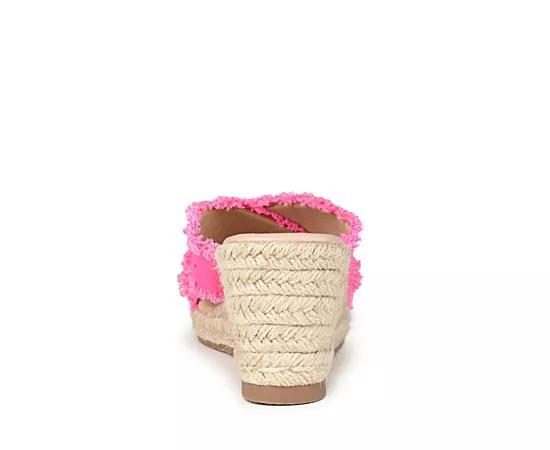 Journee Collection Shanni Womens Wedge Sandals Product Image