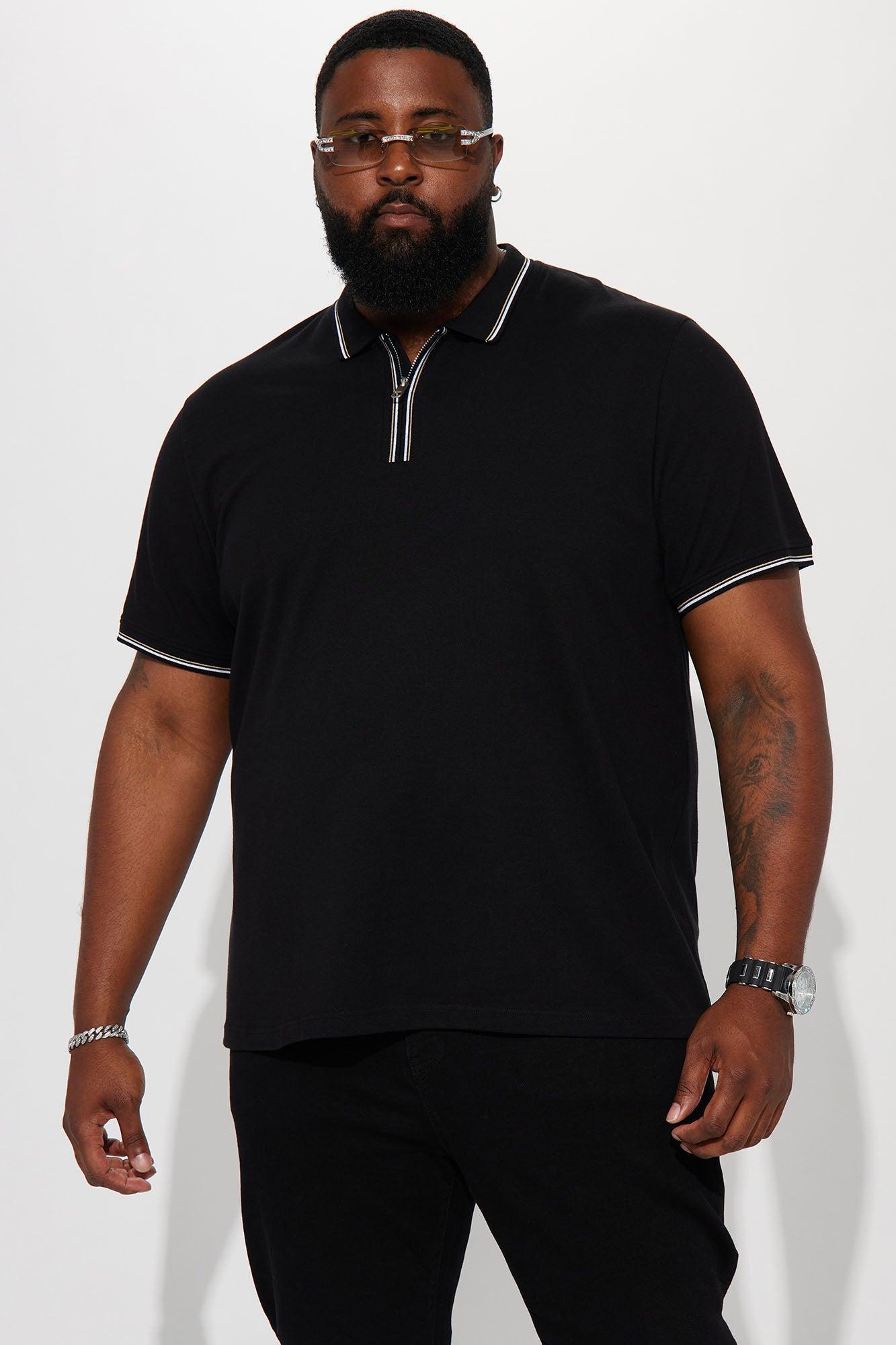 One Shot Short Sleeve Polo - Black Product Image