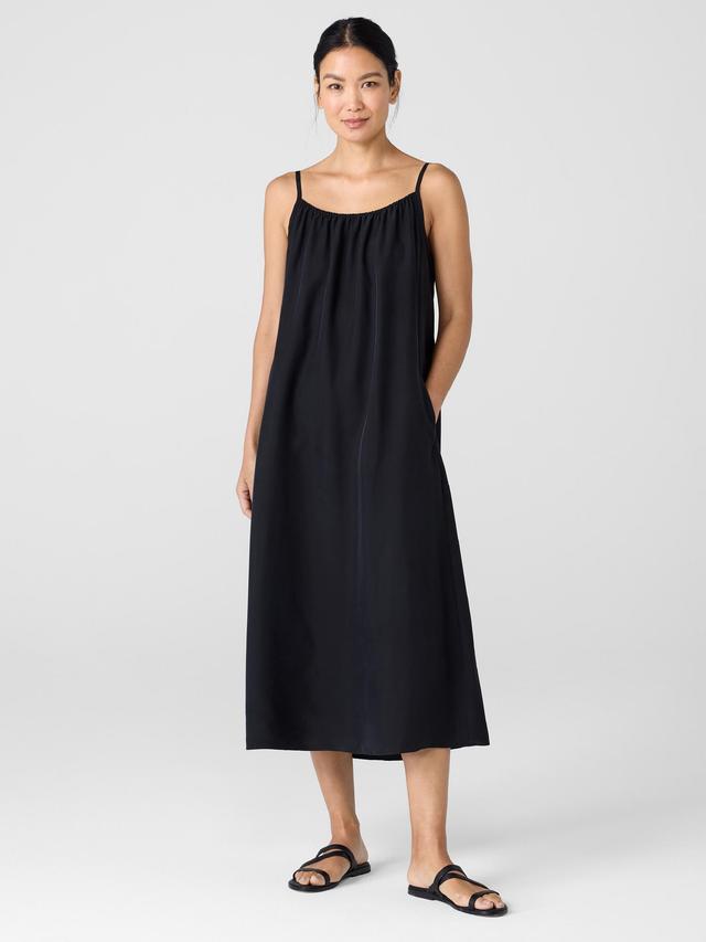 EILEEN FISHER Washed Silk Cami Dressfemale Product Image