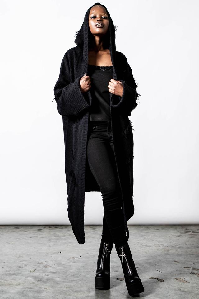 Midnight Long Cardigan - Resurrect Female Product Image