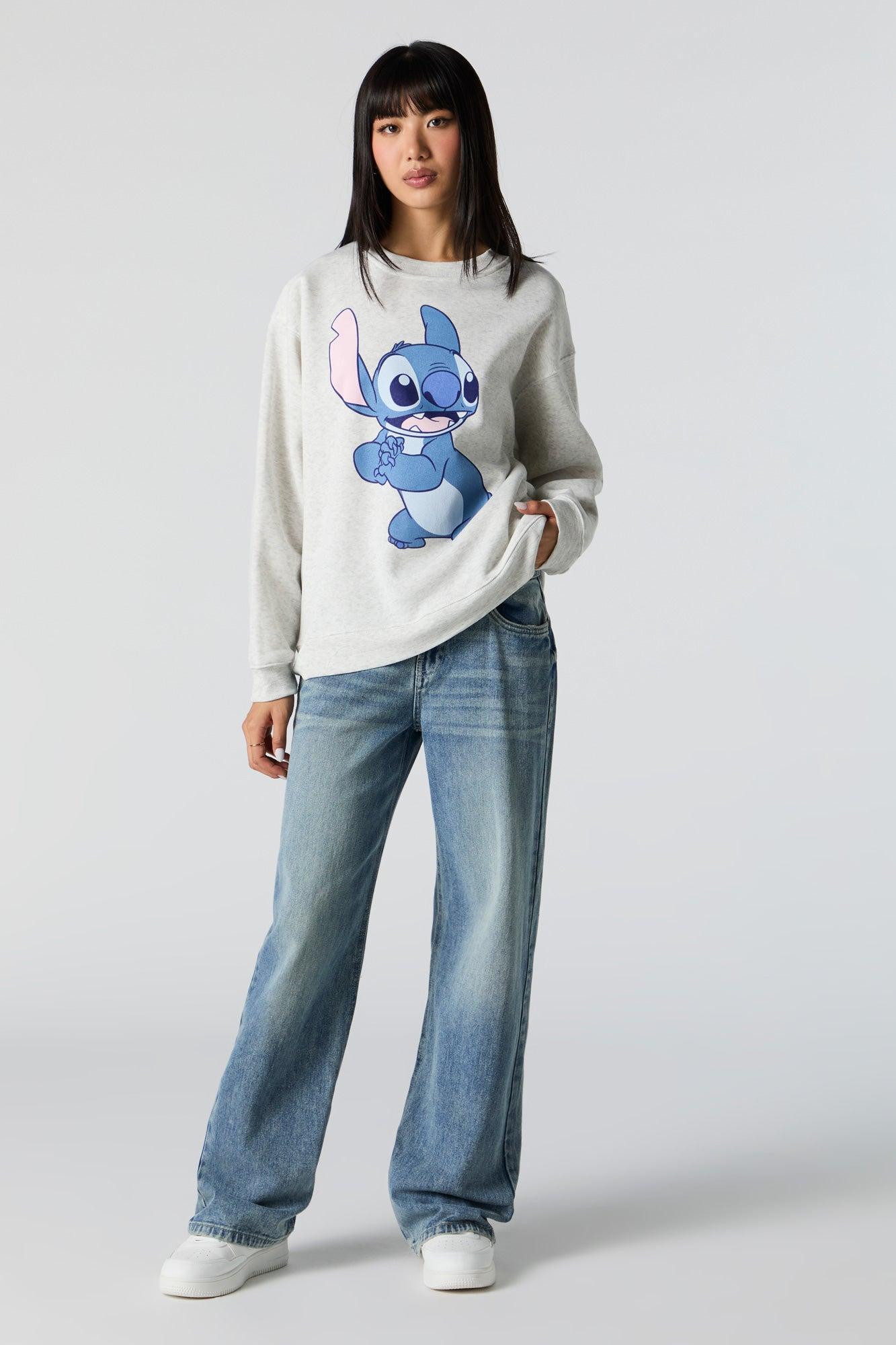 Stitch Graphic Sweatshirt Female Product Image