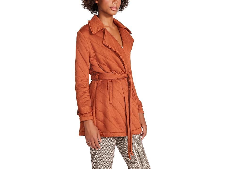 Steve Madden Kennedy Jacket (Mocha Bisque) Women's Clothing Product Image