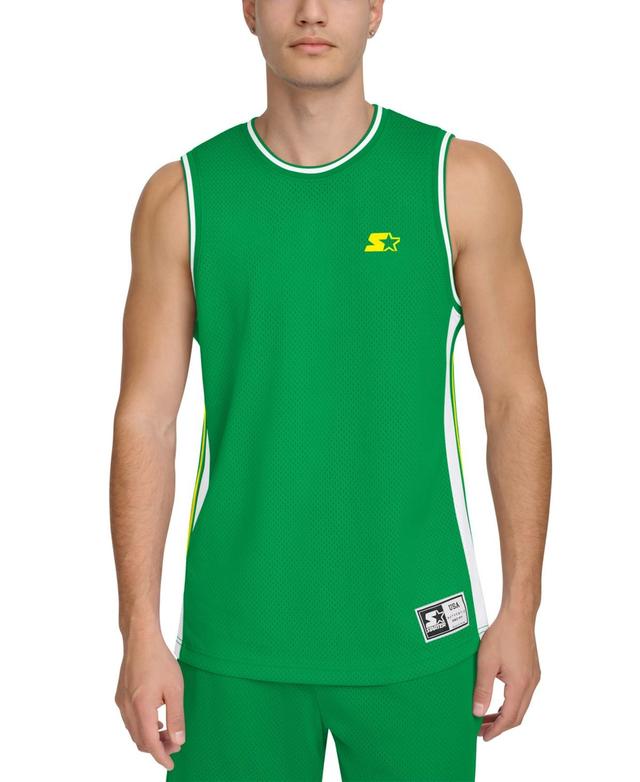 Starter Mens Classic-Fit Tipped Mesh Basketball Tank Product Image