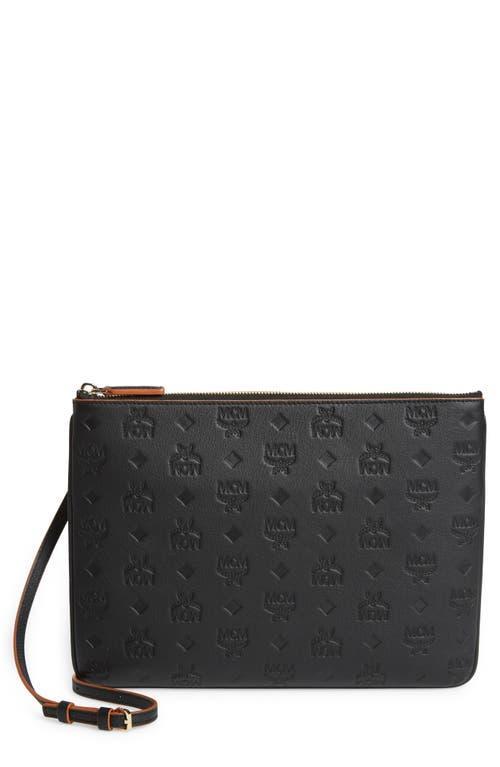 MCM Klara Monogram Leather Crossbody Pouch Product Image