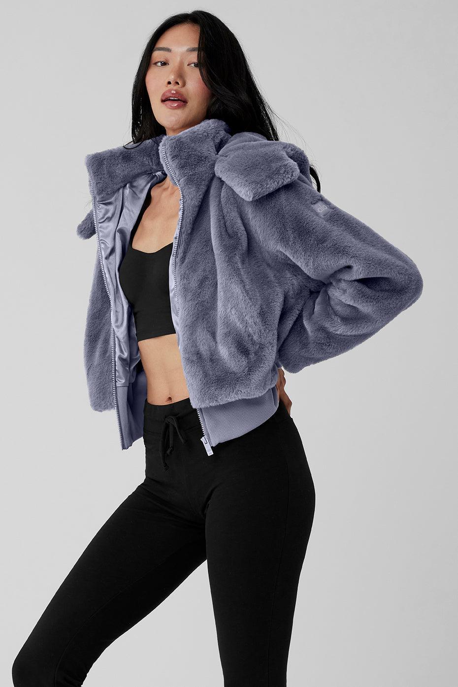 Faux Fur Foxy Jacket - Fog Female Product Image