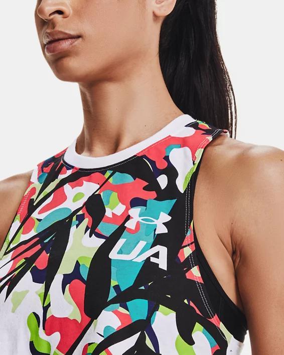 Women's UA Run Floral Tank Product Image