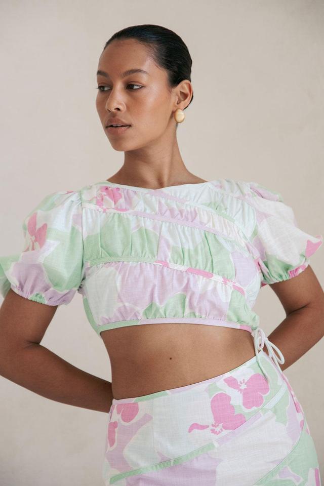 Elika Top - Misty Floral Product Image