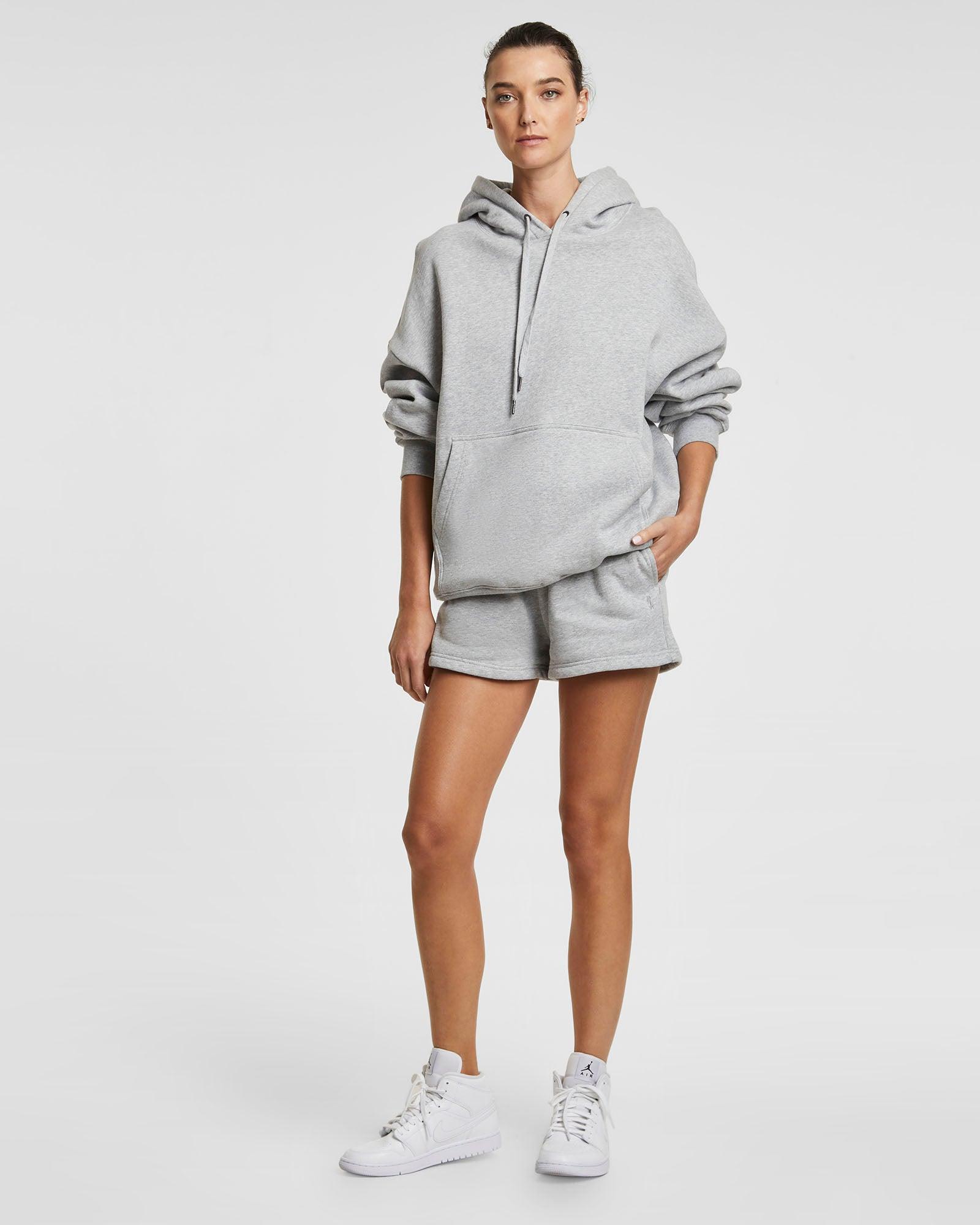 3 X 4 OH G HOODIE GREY MARL Female Product Image