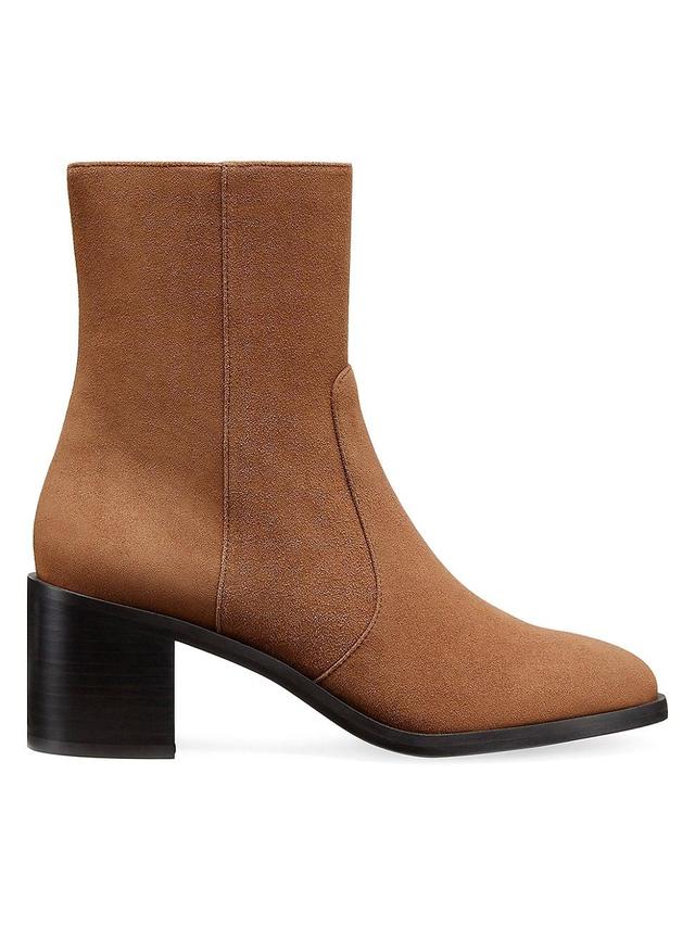 Womens Esme 60MM Suede Zip Booties Product Image