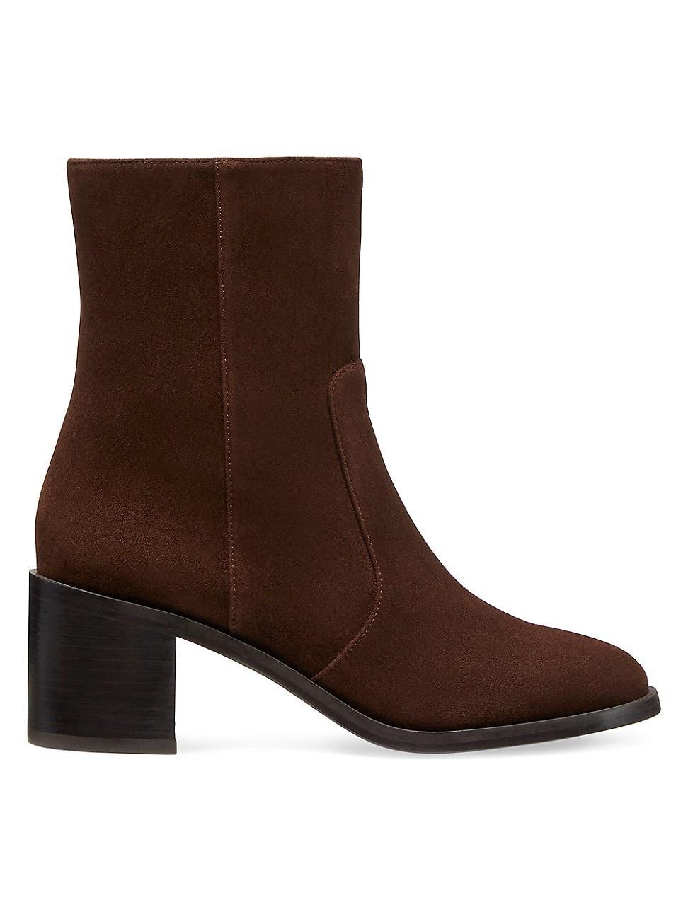 Womens Esme 60MM Suede Zip Booties Product Image