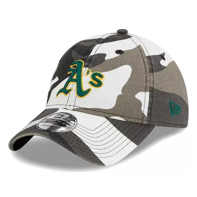 Mens New Era Camo Oakland Athletics 9TWENTY Adjustable Hat Product Image