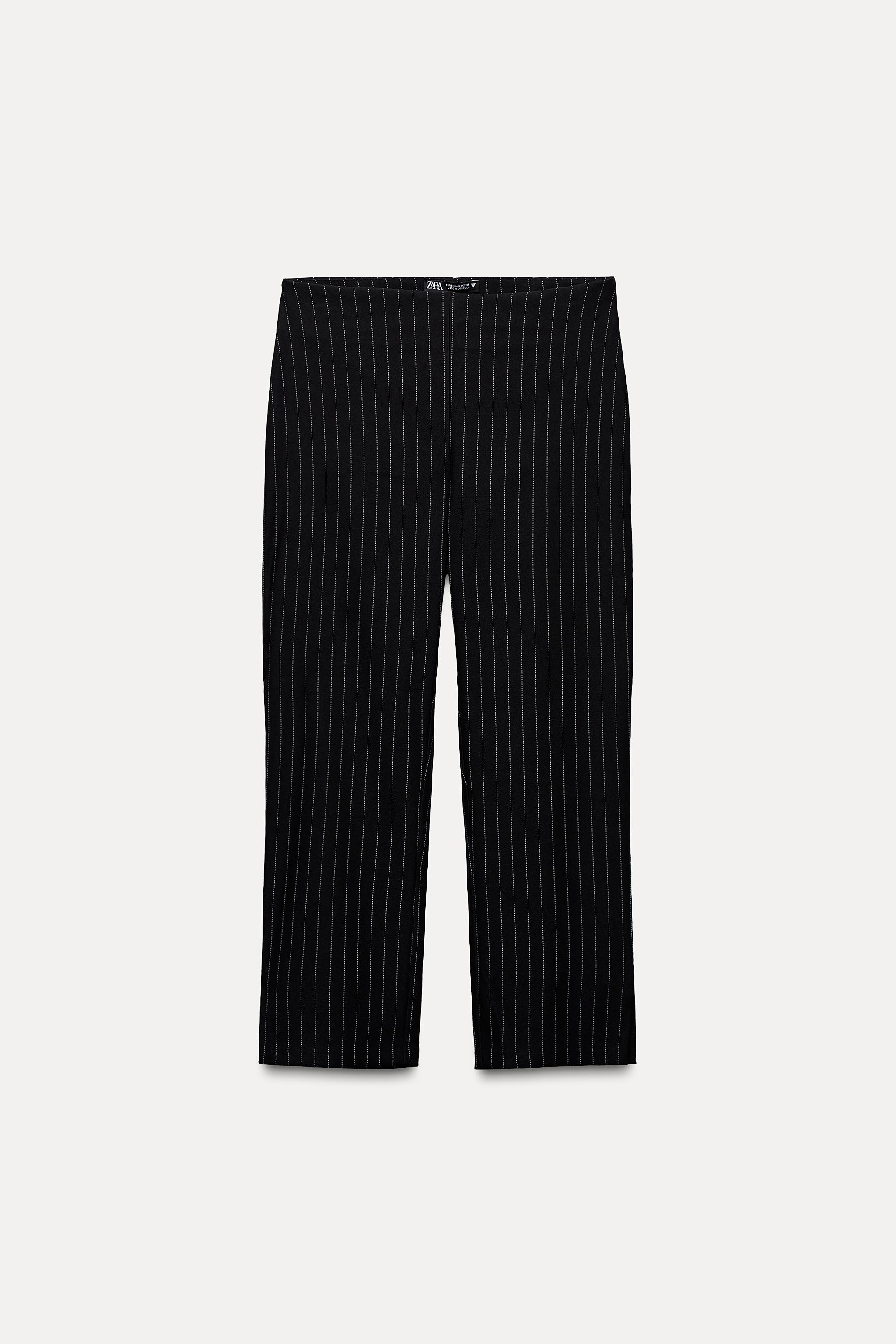 PINSTRIPE CAPRI PANTS Product Image