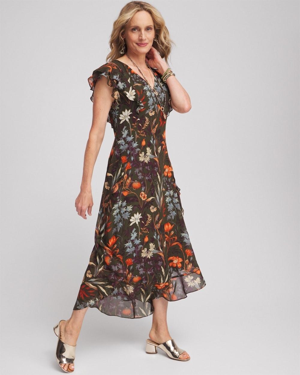 Ruffled Maxi Dress Product Image