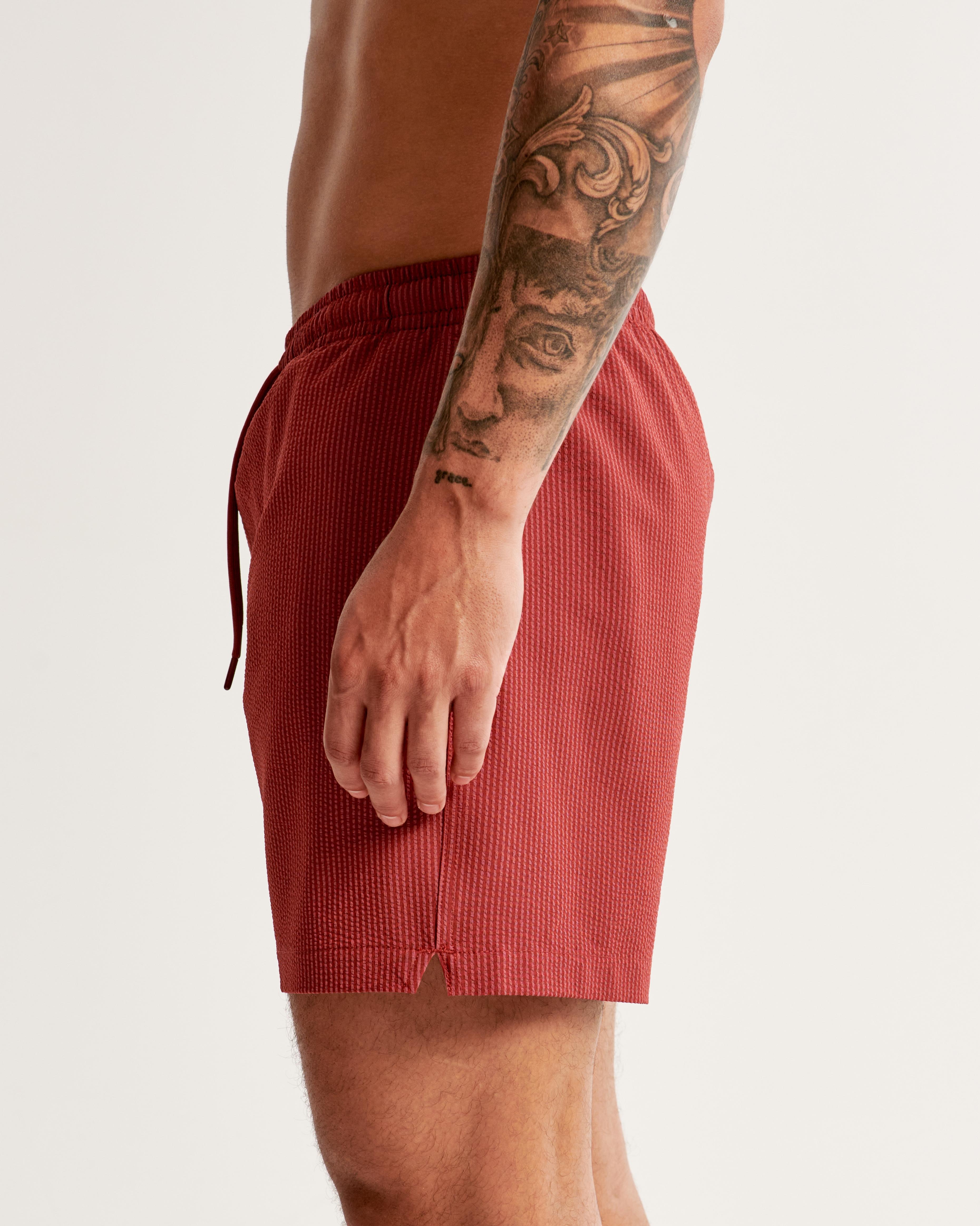 Pull-On Seersucker Swim Trunk Product Image