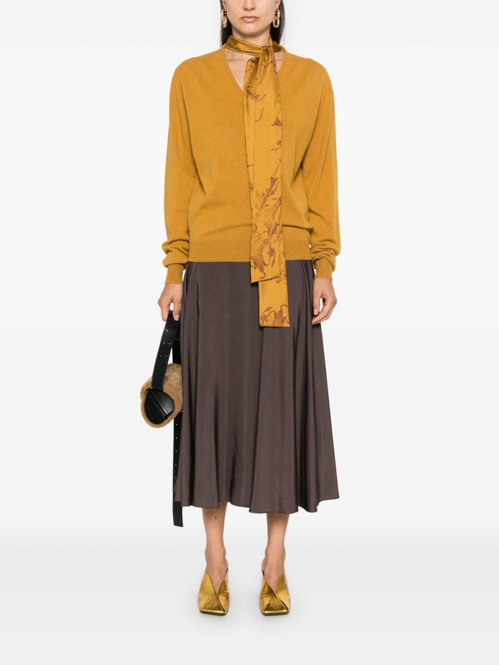 belted midi skirt Product Image