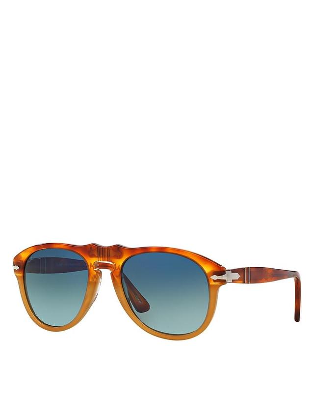 Men's 0PO0649 Acetate Aviator Sunglasses Product Image