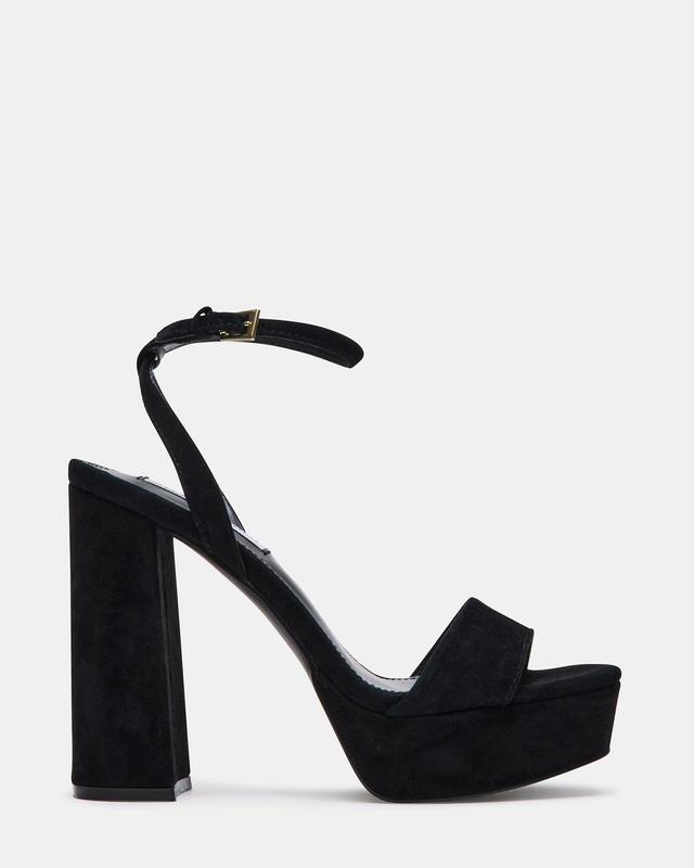 LESSA BLACK SUEDE Female Product Image