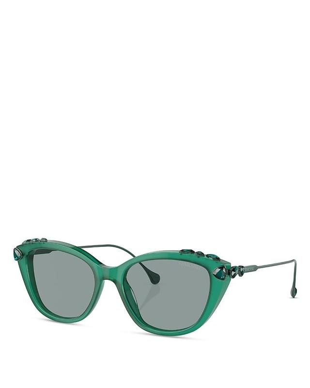 Prada 54mm Gradient Polarized Square Sunglasses Product Image