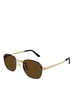 Mens Santos Classic 53MM Round Sunglasses Product Image