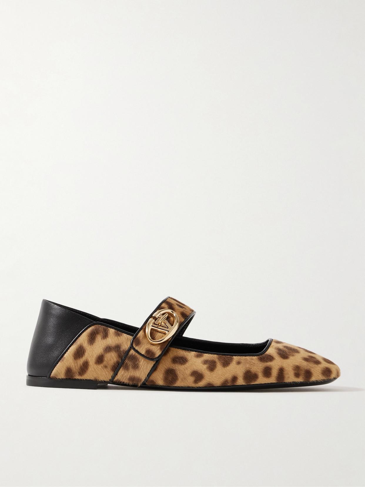 Low Shoes In Leopard/black Product Image