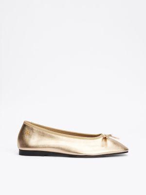 Metallic Leather Ballet Flat product image