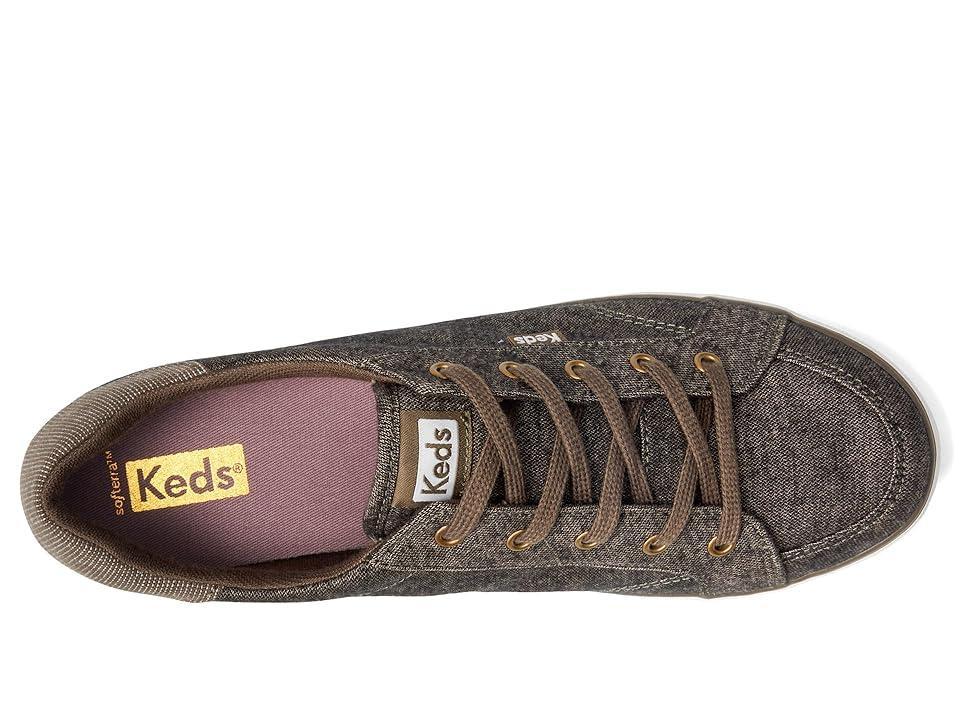 Keds Center III Lace Up Cotton Slub) Women's Shoes Product Image