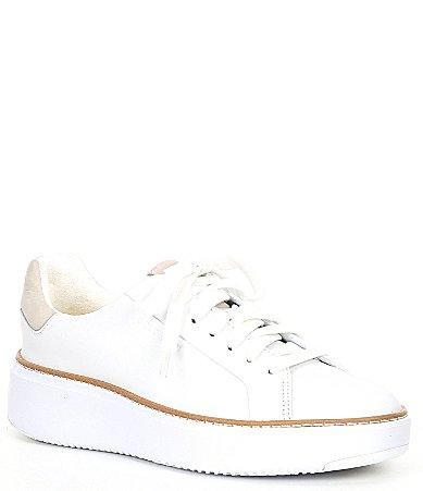 Womens Grandpro Topspin Leather Low-Top Sneakers Product Image