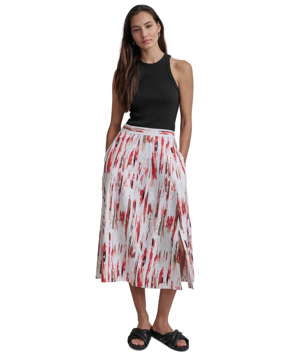 Women's Printed Midi Skirt Product Image