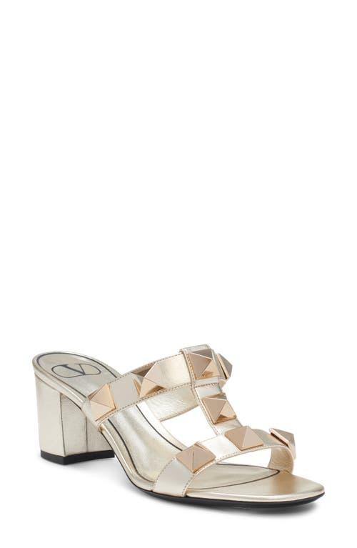 Valentino Garavani Roman Stud Slide Sandal Product Image