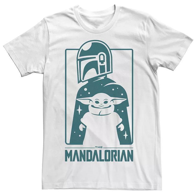 Big & Tall Star Wars Mandalorian Cute Silhouette Tee, Mens Product Image