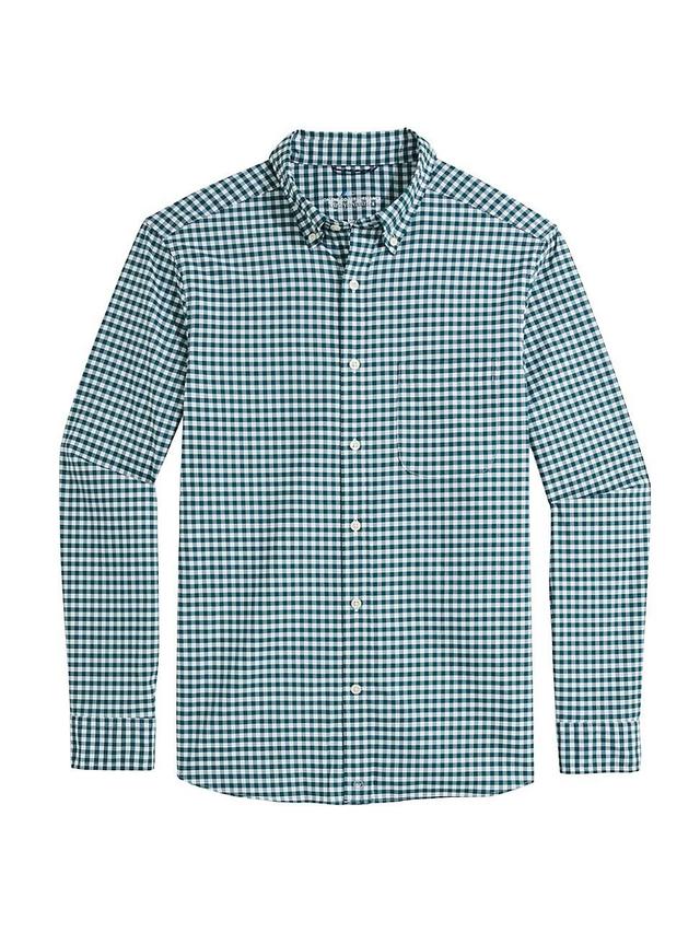 Mens On-The-Go Brrr Gingham Shirt Product Image