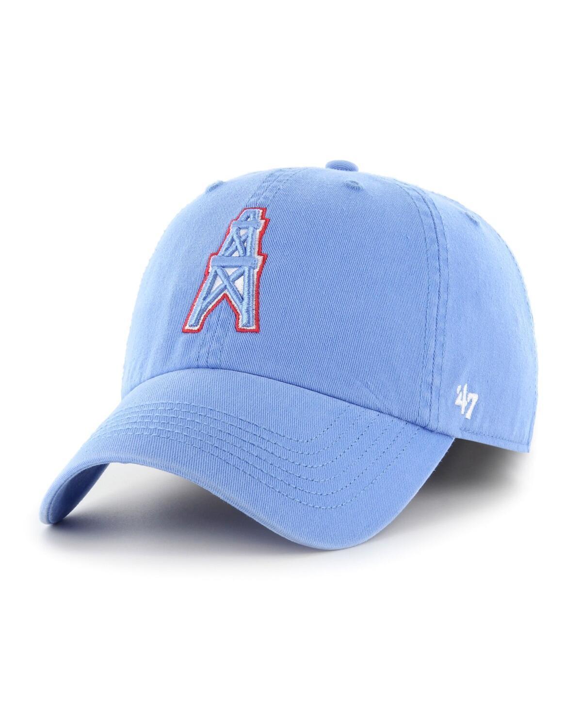 Mens 47 Light Blue Houston Oilers Gridiron Classics Franchise Legacy Fitted Hat Product Image