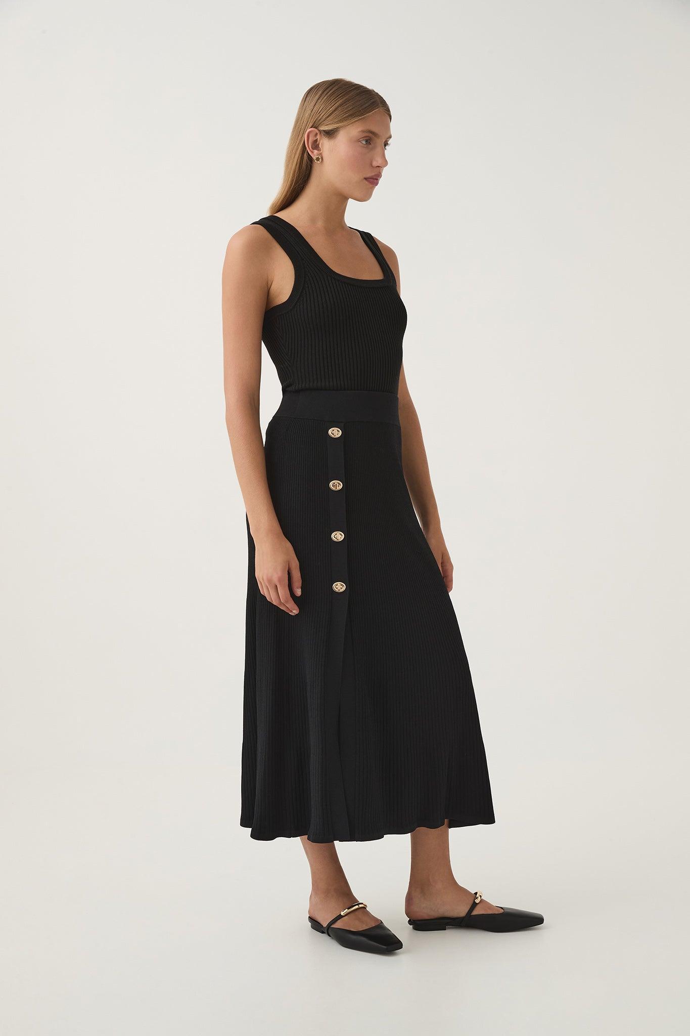 Rossana Knit Midi Skirt Product Image