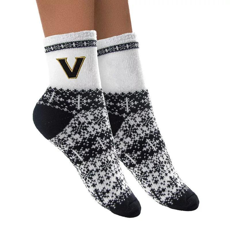 Womens ZooZatz Vanderbilt Commodores Fuzzy Holiday Crew Socks Product Image