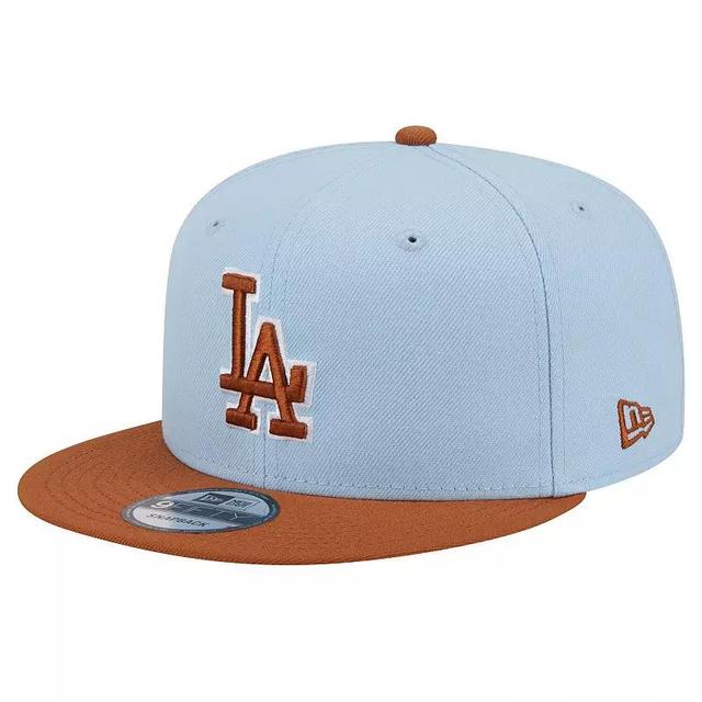 Mens New Era Blue Los Angeles Dodgers Spring Color Two-Tone 9FIFTY Snapback Hat Product Image