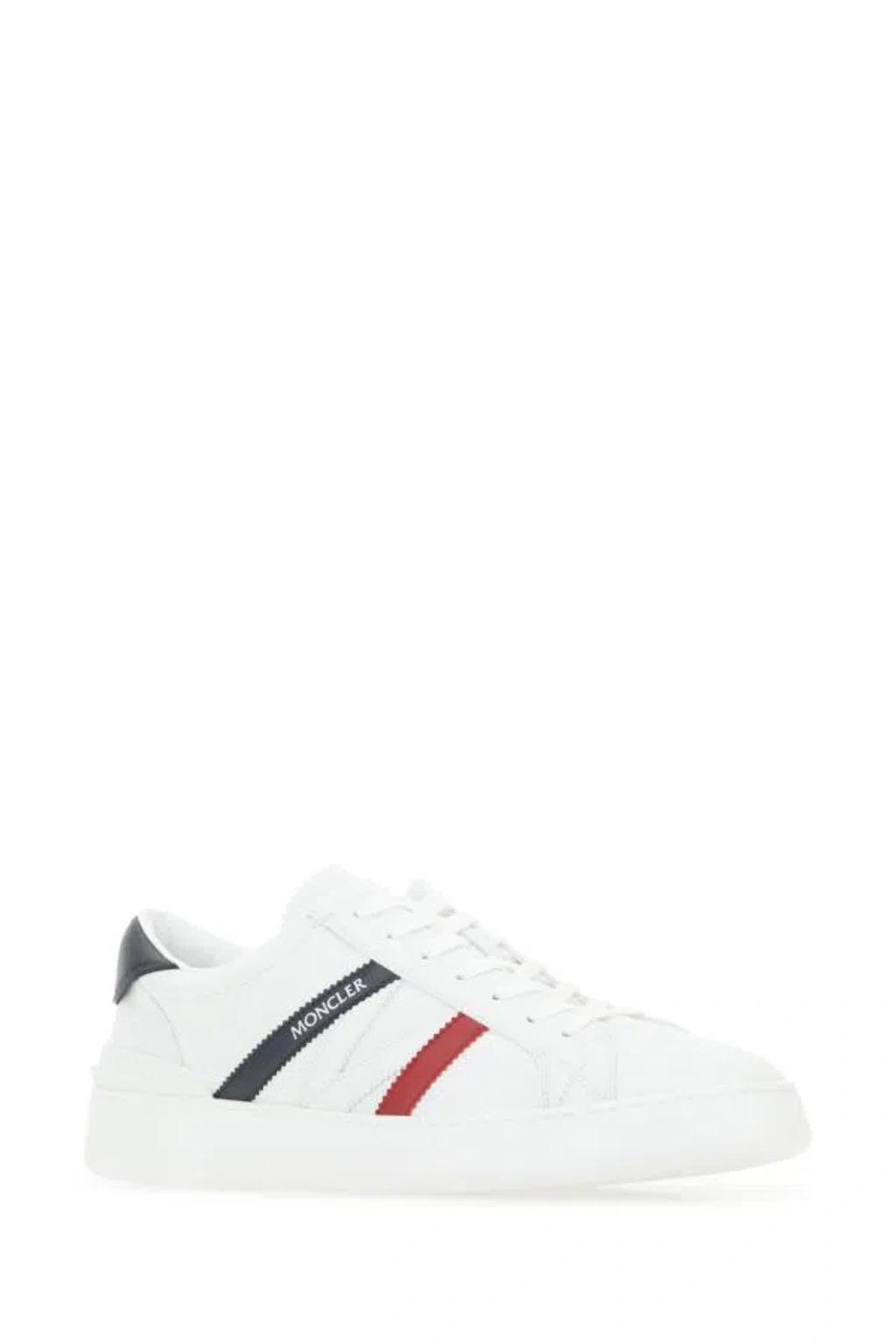 White Leather Monaco M Sneakers Product Image