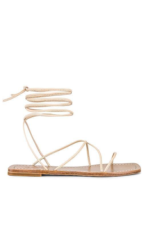 RAYE Grey Sandal in Nude. Size 7.5, 8. Product Image